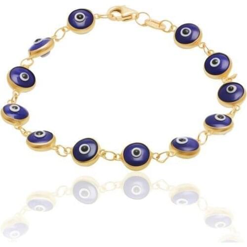 Multi Silver Evil Eye Bracelet