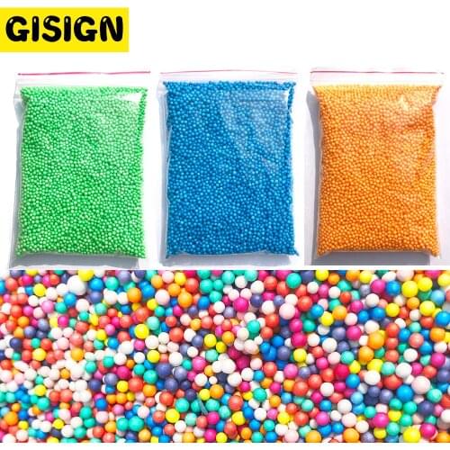Charms Slime Balls Foam Beads DIY Snow Particles Accessories Small Tiny Floam Filler For Slime Supplies Toys