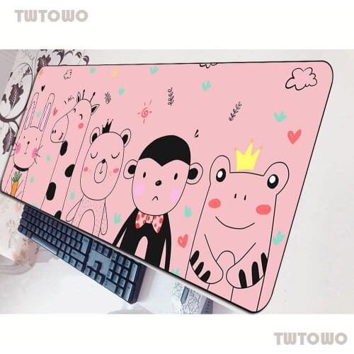 Rabbit Cute Mouse Pad Hot Sales Computer Mat 90x40cm Gaming Mousepad Large Anime Padmouse Keyboard Games Pc Gamer Desk