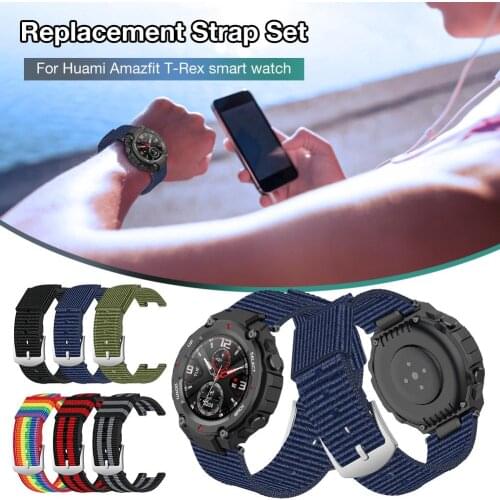 Watch Band Replacement Wrist Strap Sweat Resistant Waterproof Watch Replacement Band for Amazfit T-Rex