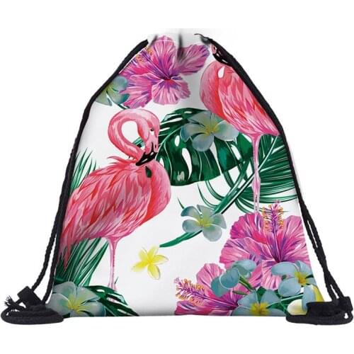 1pc Drawstring Bag Eco-friendly Washable Reusable Lightweight polyester waterproof climbing Drawstring Organizer Bag