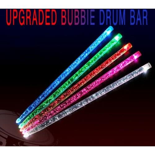 LED Acrylic Drum Stick Noctilucent Glowing Dark Stage Jazz Performance Luminous Drumsticks