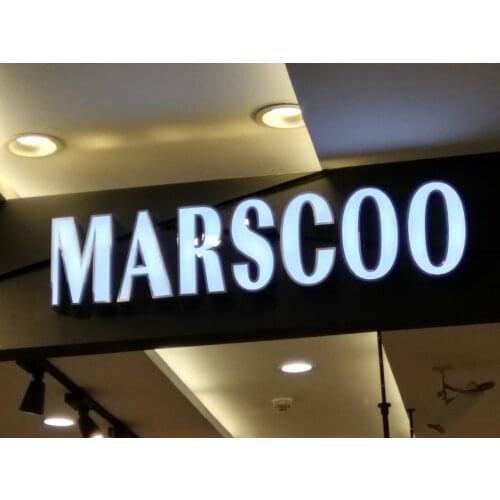 LED Light Metal Letters stainless steel LED words frontlit LED words