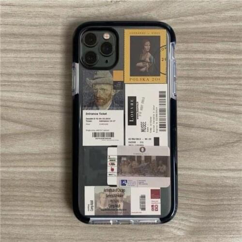 Vintage Van Gogh Case for iPhone 12 Pro Max Back Phone Cover for 12 Mini 11 Pro Max X XS XR 8 7 Plus SE 2020 Capa