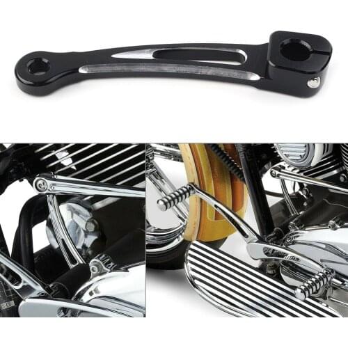 Motorcycle Inner Shifter Shift Arm Rod Lever For Harley Touring Road Glide King FLH Softail Black Aluminum