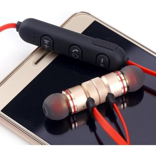 XT-6 Fashion Magnetic Wireless Bluetooth 4.1 Sport Headset Stereo Earphone