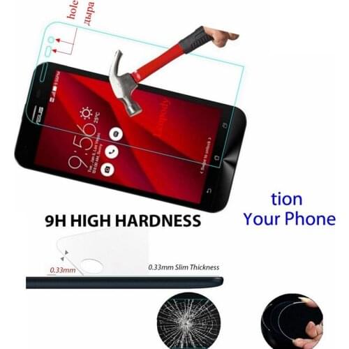 HD 9H 2.5D Tempered glass FOR asus x007d Screen Protector sklo glas Films FOR asus asus_x007d case for asus phone smartphone