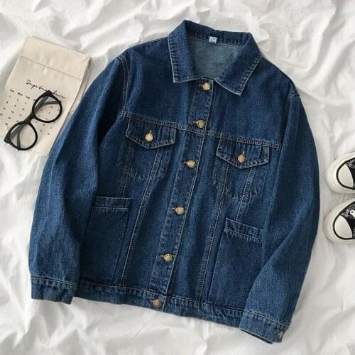 Womens clothes spring and autumn denim jacket jean jacket