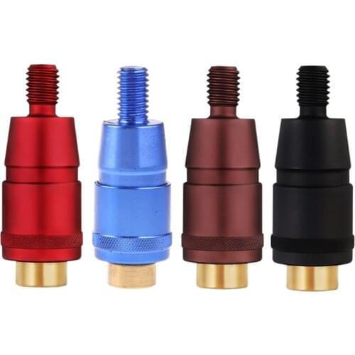 1Pc Quick Release Net Head Adapter Fishing Rod Connector Screw,Fishing Landing Harpoon Dip Aluminum Alloy Net Rod Parts