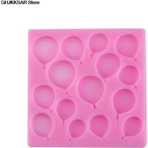 1PC Balloons Shaped Silicone Cake Mold Sugar Craft Fondant Cake Tools Kitchen Baking Mold Chocolate Mold Cake Decoration Mold