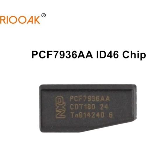 10pcs/lot Original PCF7936AA ID46 Transponder Chip PCF7936 Unlock ID46 PCF7936 (update of PCF7936AS) Carbon Auto Chip