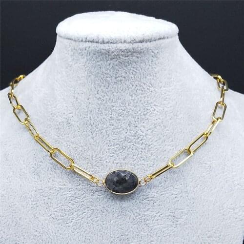 2021 Hip Hop Stainless Steel Flash Stone Chain Necklaces Women Gold Color Pendant Necklace Jewelry colgante NZ2S02