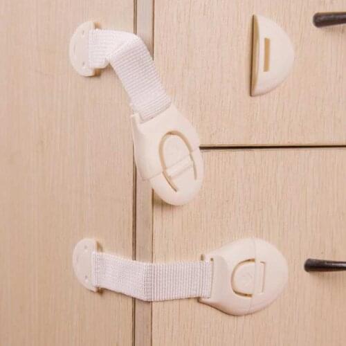 5Pcs Baby Safety Lock Drawer Cabinet refrigerator door Child Kids Safety Lock security protection Safe Lock securite enfant