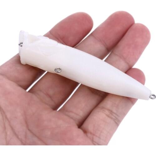 50pcs Fishing Lure No Painting Artificial Hard Bait 9cm 12g Blank Hard Lures Unpainted Popper Fishing baits