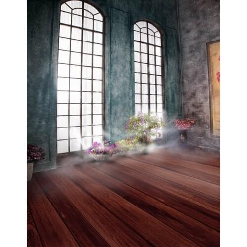 5x7ft Hazy Vintage Room Flowers Photography Backdrops Photo Props Studio Background