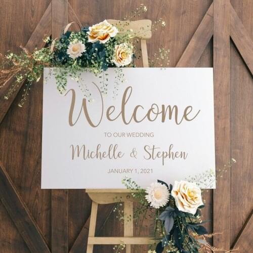 Acrylic Wedding Sign, Glossy White Acrylic Welcome Sign, Acrylic Wedding Sign, Wedding Welcome Sign, Modern Wedding Sign