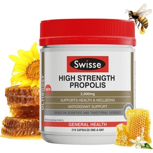 Australia Swisse Organic Propolis Flavonoid Amino Acids Vitamins ABCE Minerals Support General well-being Healing Agent