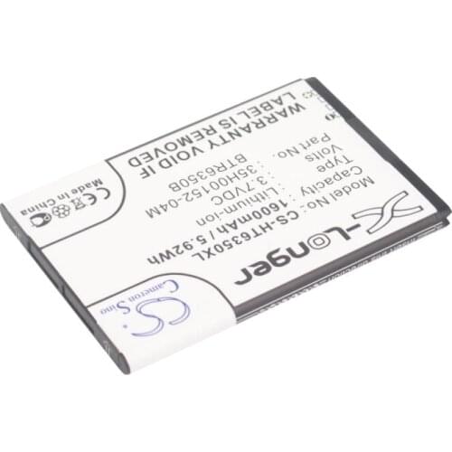 Cameron Sino 1600mAh battery for HTC ADR6350VW Droid Incredible 2 for VERIZON ADR6350VW Droid Incredible 2 35H00152-05M