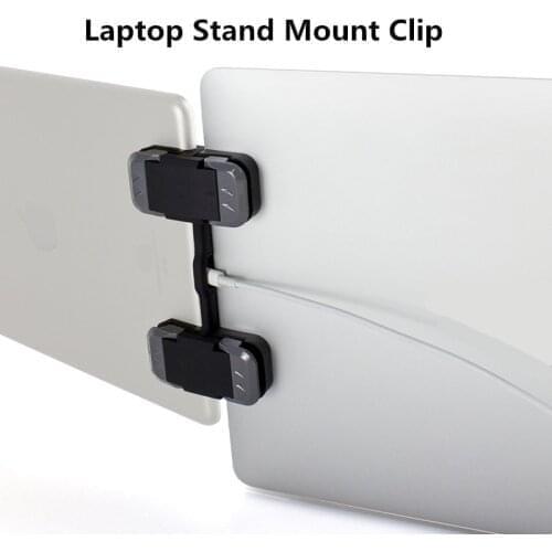 Elecrow The Collapsable Triple Screen Laptop Workstation Multi Screen Laptop Stand Mount Clip Display Adjustable Stand Holder