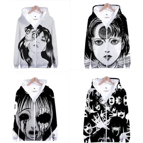 Junji Ito 3D Printing Anime Hoodies Cosplay Women/Men Fashion Autumn Winter Casual Long Sleeve Streetwear Hoodie Sweatshirt