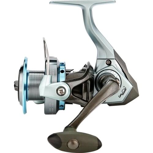 Metal Spool Spinning Fishing Reel 5BB Trolling Rock Wheel for Freshwater Saltwater Fishing 1000-6000 Series 5.0:1 Wheel De Pesca