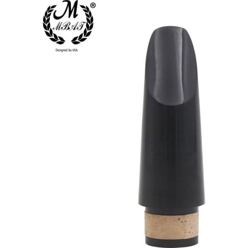 M MBAT Clarinet Mouthpiece Black ABS Clarinet Mouthpiece Professional Portable Woodwind Musical Instrument Accessories & Parts