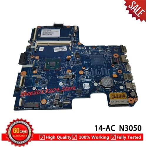 Mainboard 814050-001 FOR HP Pavilion 14 14-AC159NR 14-AC 240-g4 240 G4 Laptop Motherboard N3050 SR29H 6050A2730201-MB-A01