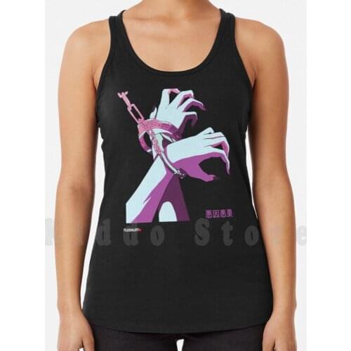 Hentai Senpai tank tops vest 100% Cotton Aesthetic Hentai Japanese Anime Aesthetic Yami Kawaii Harajuku Waifu