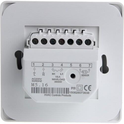 Floor Heating Thermostat Air Condition Temperature Controller Switch 16A 220V