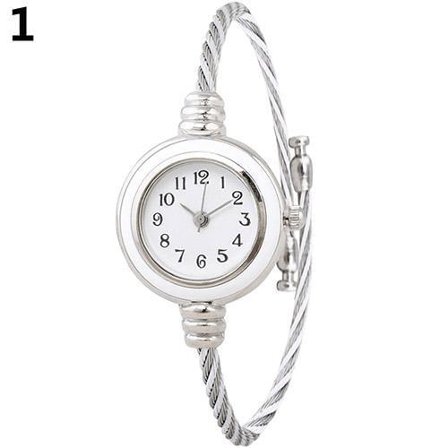 Fashion Casual Women Watch Steel Wire Quartz Analog Bracelet Clock Bangle Wrist Watch Ladies Watch reloj mujer