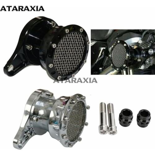 Motorcycle CNC Black Velocity Stack Air Cleaner Intake Filter CNC Aluminum For Harley Sportster 883 1200 XL 48 72 1991-2016