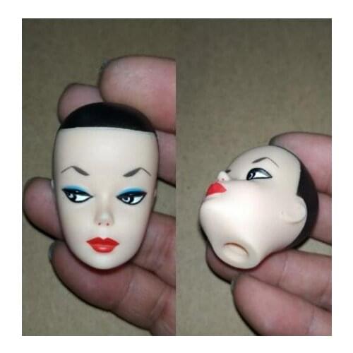 New Arrival Rare Limited Collection Princess Doll Toy Head Black Princess Doll Bald Head Boy DIY Toys Princess 1/6 Doll Head