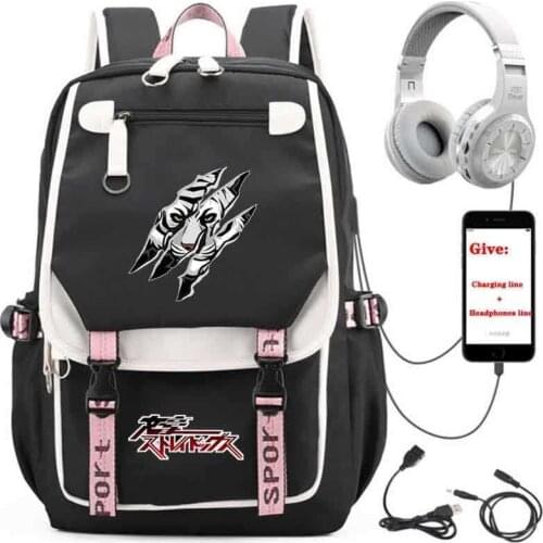 USB Charging teenagers Laptop packsack anime Bungo Stray Dogs backpack Women men Travel Backpack student School book Bag