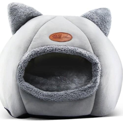 Foldable Deep Sleep Comfort In Winter Cat Bed Little Mat Basket For Cats House