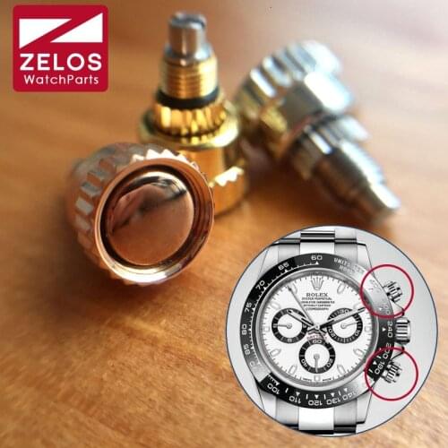 Steel pusher button for RLX Rolex Daytona Automatic Chronograph watch