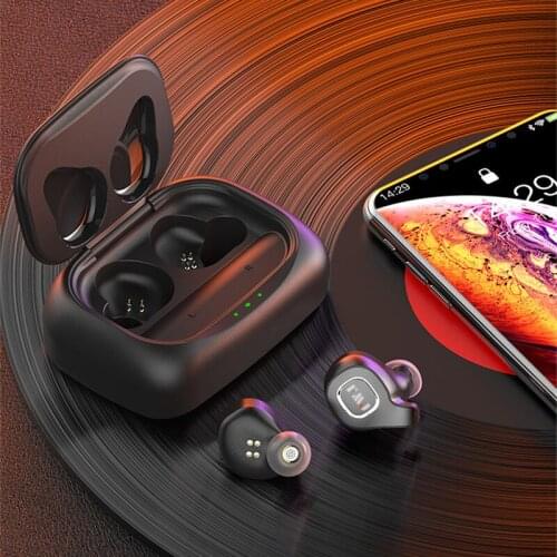 F8 TWS Wireless Bluetooth 5.0 Earphone Music Binaural Stereo In-ear Earbuds Sports Earphone With Charging Box Mic Ear Plugs