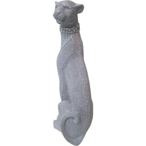 EU HOME DECORATION AROSE LEOPARD PUMA JAGUAR DECOR SILVER COLOR