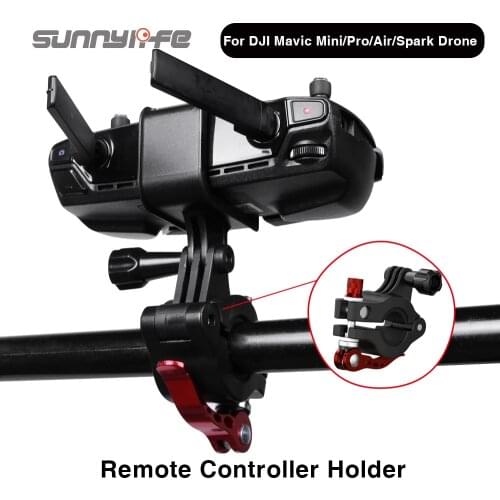 Sunnylife Universal Remote Controller Holder For Bicycle Clip Holder For DJI Mavic Mini/Pro/Air/Spark Drone Bracket Accessories