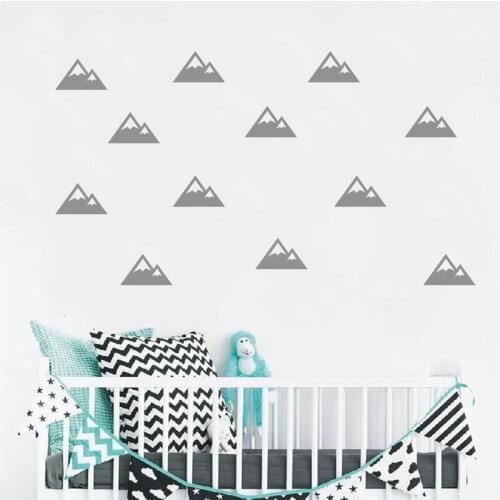 Cartoon Hill Waterproof Creative Wall Sticker Bedroom Childrens Room Decoration Birthday Present Photography Props
