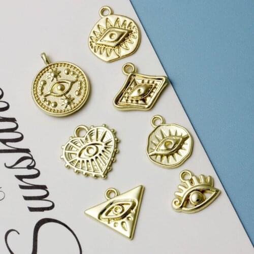 10pcs DIY Pendants Round Flower Handmade Pendant Necklace Eearrings for Jewelry Making Findings