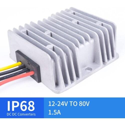 12-24V TO 80V 1.5A DC DC Converter USB Buck LED Power Supply Complies with CE RoHS