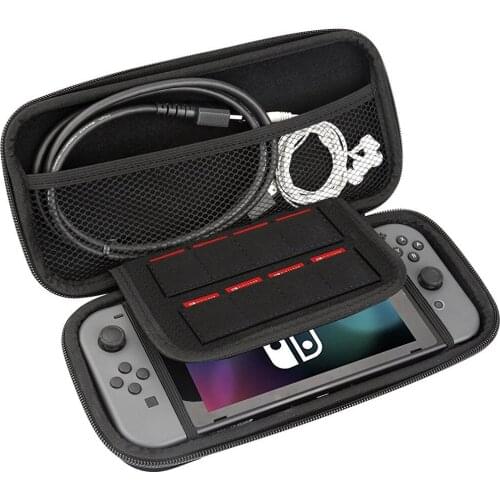 200Pcs/Lot Protective Hard Case Shell Travel Carrying Game Console Storage Bag Holder Pouch For Nintend Switch Console