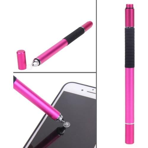 2021 High Precision Capacitive Disc Stylus Ballpoint Pen Rubber Grip for Touch Screen Universal Tablet Phone Screen