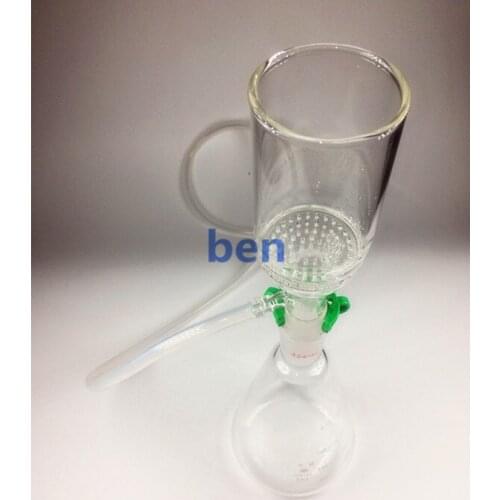 250ml,24/40,Suction Filtration Device,47mm Buchner Funnel & 250ml Litre Erlenmeyer Flask
