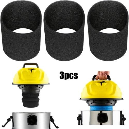 3PC For KARCHER Wet/Dry Vacuum Cleaner Foam Filter 57315950 A2004 A2054 A2024 Vacuum Cleaner Filter Bag Vacuum Cleaner Parts
