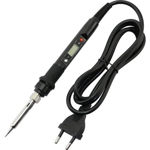 80W Digital Adjustable Temperature And Automatic Dormant Electric Soldering Iron Set 220V 110V Welding Tool