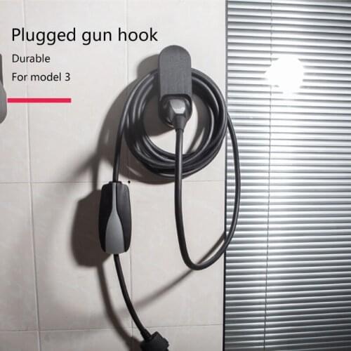 Car Charging Cable Organizer Wall Mount Connector Bracket Charger Holder Adapte For Tesla Model 3 S X Y