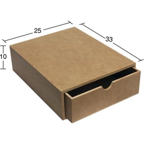 KU314 A4 Paper Box, Can Be Painted Wood Mdf Box