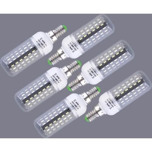 ICOCO 6pcs New High Quality 12W E14 96 LED 4014 SMD Cover Corn Light Lamp Bulb