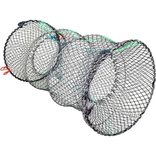 Hot Selling Crayfish Crab Trap Net Shrimp Lobster Cage Collapsible Portable Fishing Accessories